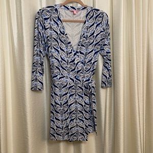 Lilly Pulitzer Karlie Wrap Romper. Medium.